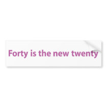 40th Birthday Bumper Stickers