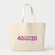 40th Birthday Canvas Bag