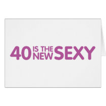 40th Birthday Greeting Card