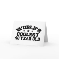 40th Birthday Cards