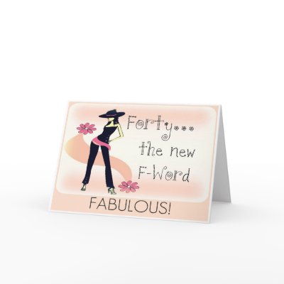 40th Birthday Card for Women by NightSweatsDiva
