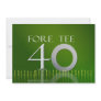 40th Birthday Celebration Invitation - golf