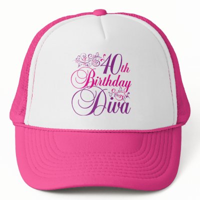 40th Birthday Diva Hat