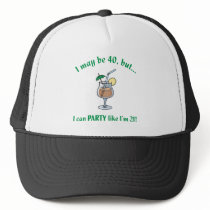 40th Birthday Gag Gift Hats
