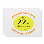 40th Birthday Gag Gift Personalized Invites