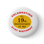 40th Birthday Gag Gifts Pins