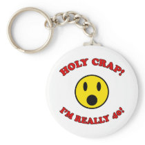 40th Birthday Gag Gifts Keychains