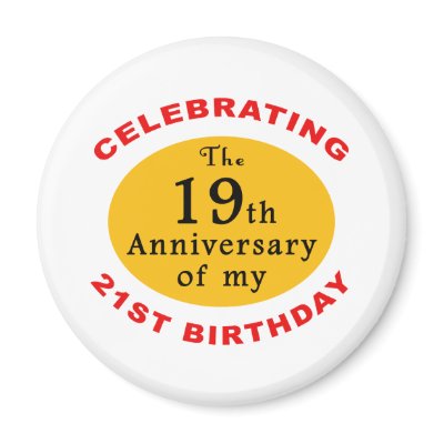 40th Birthday Gag Gifts Refrigerator Magnet by birthdaygifts
