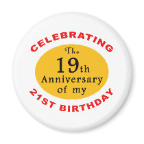 40th Birthday Gag Gifts magnets by birthdaygifts 40th Birthday Gag Gifts magnets