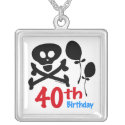 40th Birthday Gag Necklace necklace