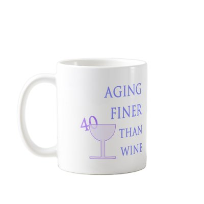 40th Birthday Gift Idea Coffee Mugs by birthdaygifts