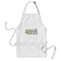 40th Birthday Gifts Apron