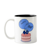 40th Birthday Gifts Mug