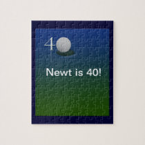 40th birthday golf puzzle puzzles