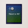 40th birthday golf puzzle