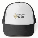 40th Birthday hats by Eholidayz 40th Birthday hats