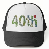 40th Birthday Hat Cap Gift by birthday_gifts 40th Birthday Hat Cap Gift
