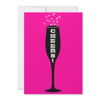 40th Birthday Invitation - Hot Mama Cheers!