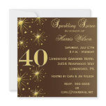 40th Birthday Invitations