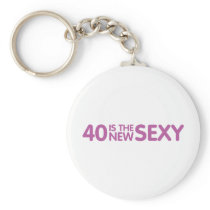 40th Birthday Keychains