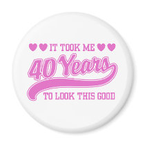 40th Birthday Magnets