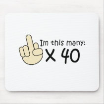 40th Birthday Mouse Pads