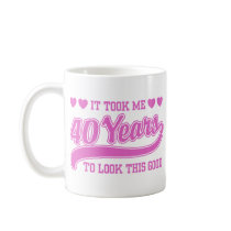 40th Birthday Mugs