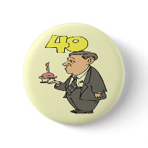 40th Birthday Party Button by birthday_gifts 40th Birthday Party Button