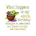 40th Birthday Party Gifts t-shirts