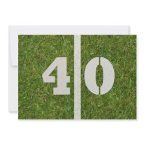 40th Birthday Party! Invitation Customizable