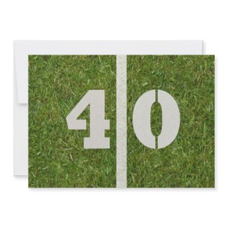 40th Birthday Party! Invitation Customizable invitation