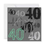 40th Birthday Party Invitations