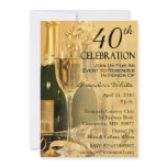 40th Birthday Party Invitations