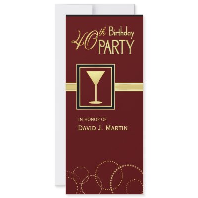 free 40th birthday party invitations
