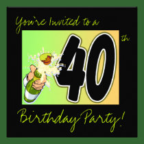 40th birthday party invites invitations