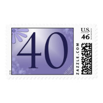 40th Birthday postage