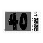 40th Birthday postage
