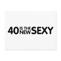 40th Birthday Post Cards