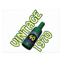 40th Birthday Postcards