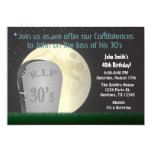 40th Birthday RIP 30s Invitation