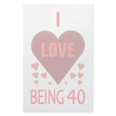40th Birthday Stationery by angela65