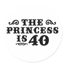 40th Birthday Sticker