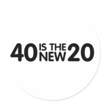 40th Birthday Stickers
