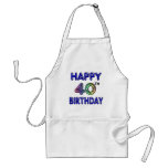 40th Birthday with Ballon Font Aprons