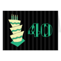 40th greeting cards