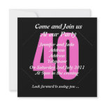 40th Party Invitation