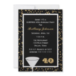 40th Surprise Birthday Party Invitation