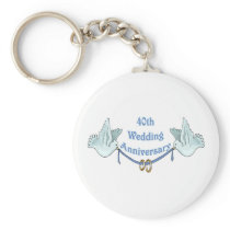40th wedding anniversary gifts t keychain