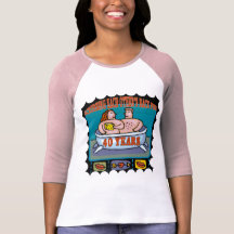 40th Wedding Anniversary Gifts Tee Shirts