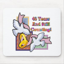 40th wedding anniversary gt mousepads
